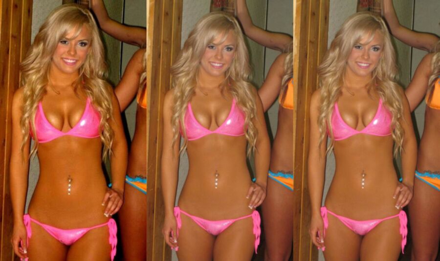 Nadine Speers Model Some Real Tiny Bikinis