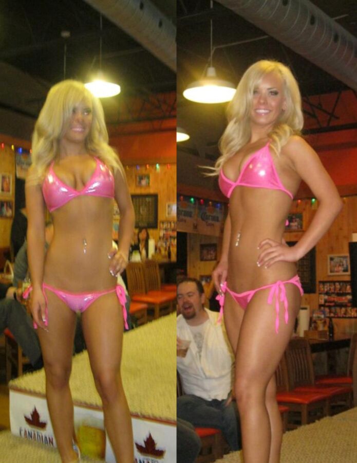 Nadine Speers Model Some Real Tiny Bikinis