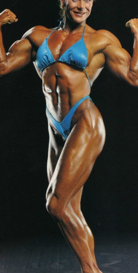 Sandy Riddell! Beautiful Blonde Muscular Beast!