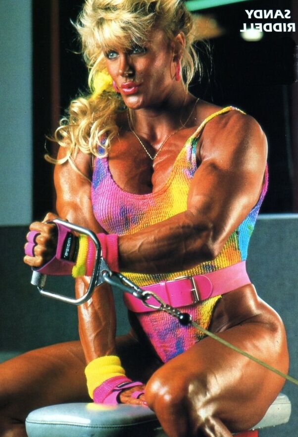 Sandy Riddell! Beautiful Blonde Muscular Beast!