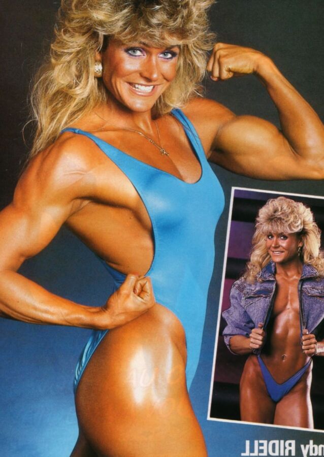 Sandy Riddell! Beautiful Blonde Muscular Beast!