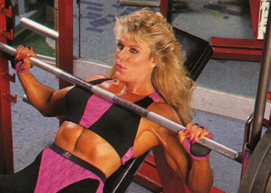 Sandy Riddell! Beautiful Blonde Muscular Beast!