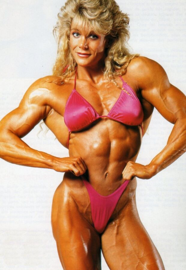 Sandy Riddell! Beautiful Blonde Muscular Beast!