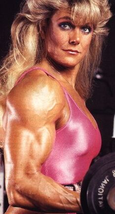 Sandy Riddell! Beautiful Blonde Muscular Beast!