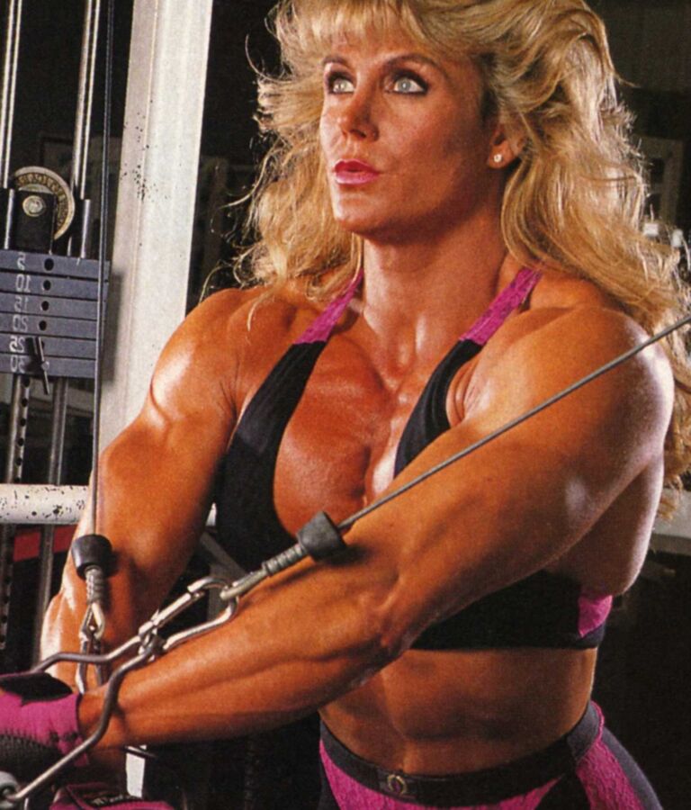 Sandy Riddell! Beautiful Blonde Muscular Beast!