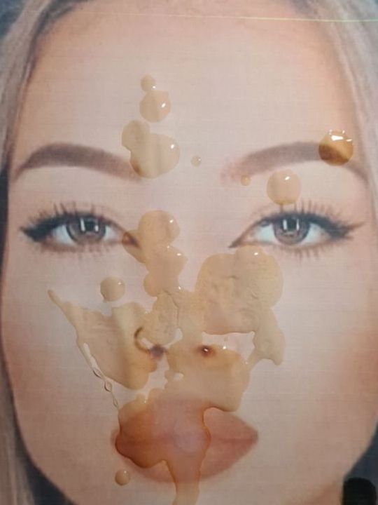 Hot slutty blonde facials + tribute