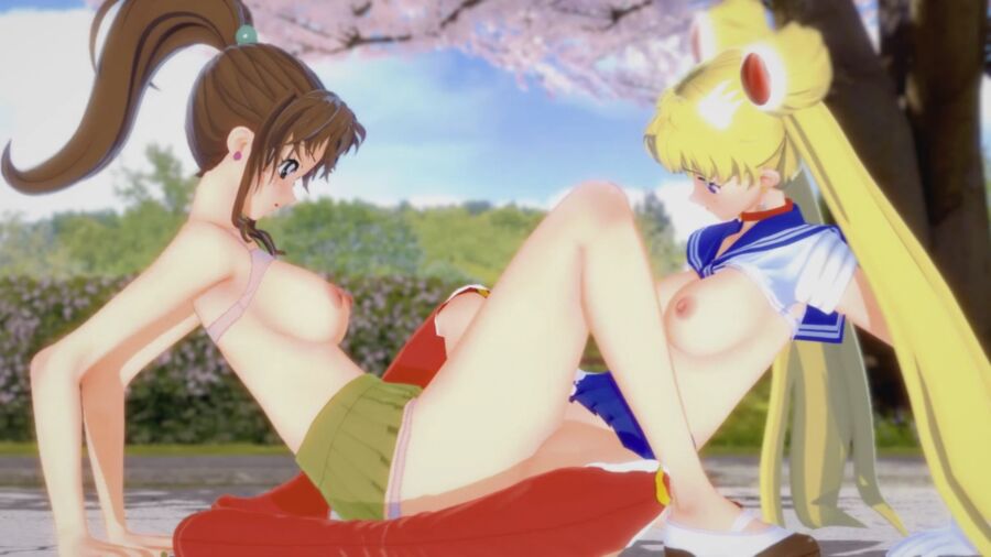 Sailor Moon Lesben Makoto und Usagi