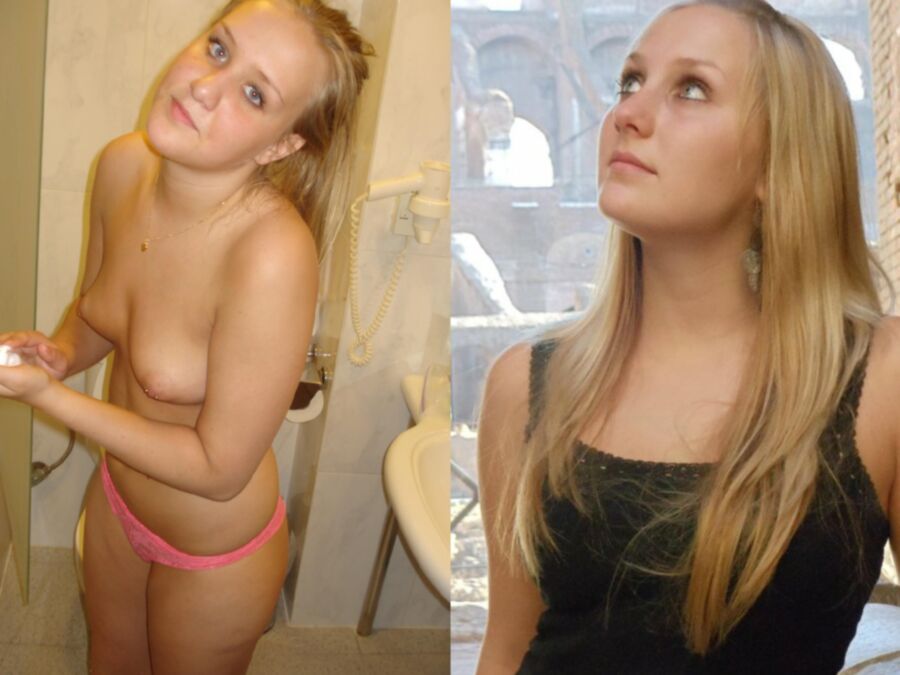 HOT DRESSED/UNDRESSED BLONDE SLUTS