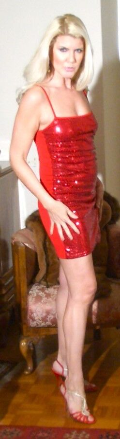 mein rotes Minikleid