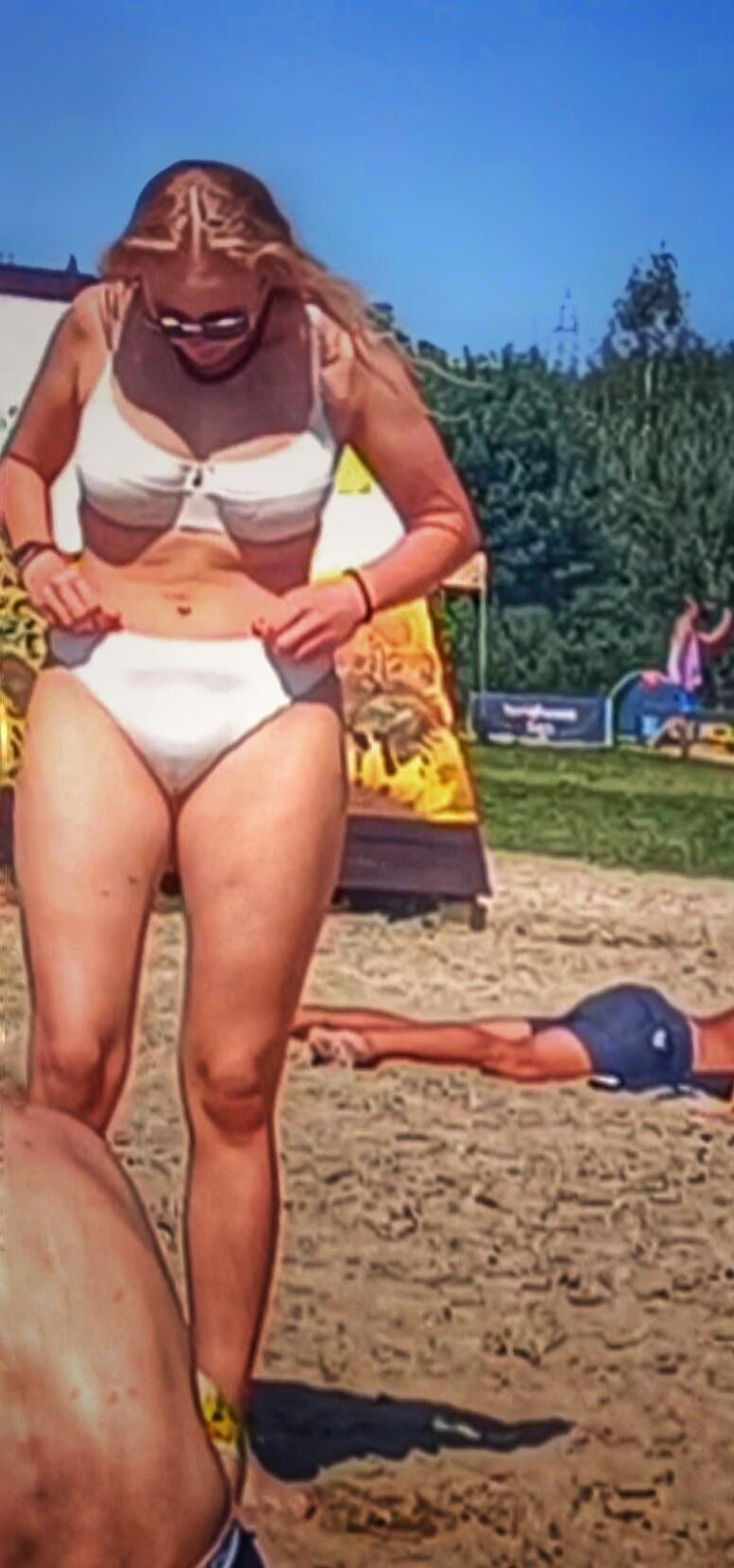 polish cunt on the beach cameltoe polska pizda na plazy