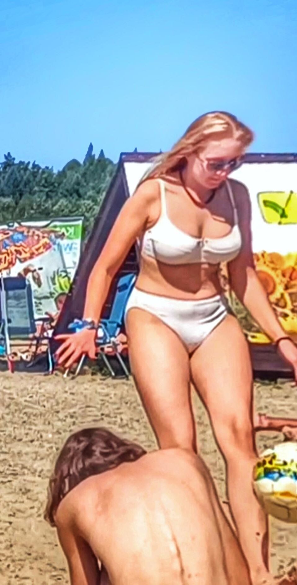 polish cunt on the beach cameltoe polska pizda na plazy