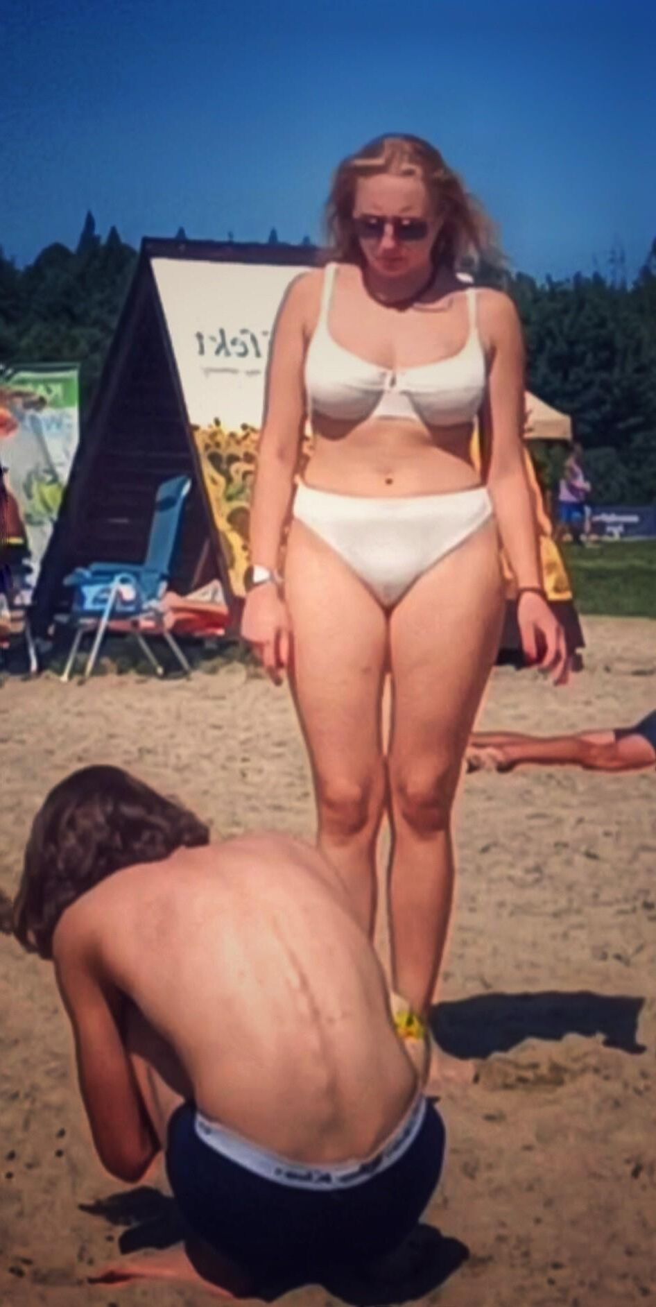 polish cunt on the beach cameltoe polska pizda na plazy