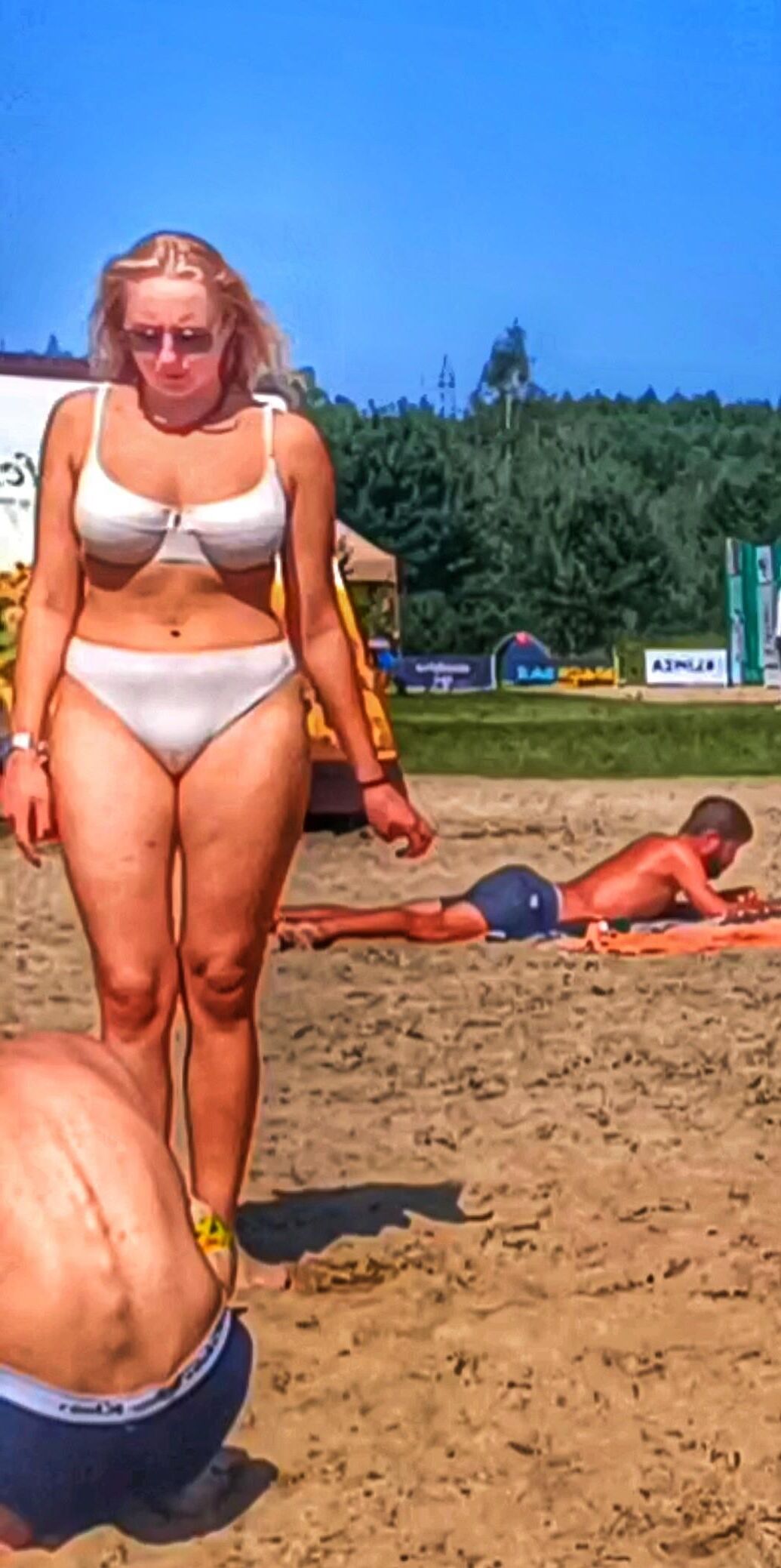 polish cunt on the beach cameltoe polska pizda na plazy