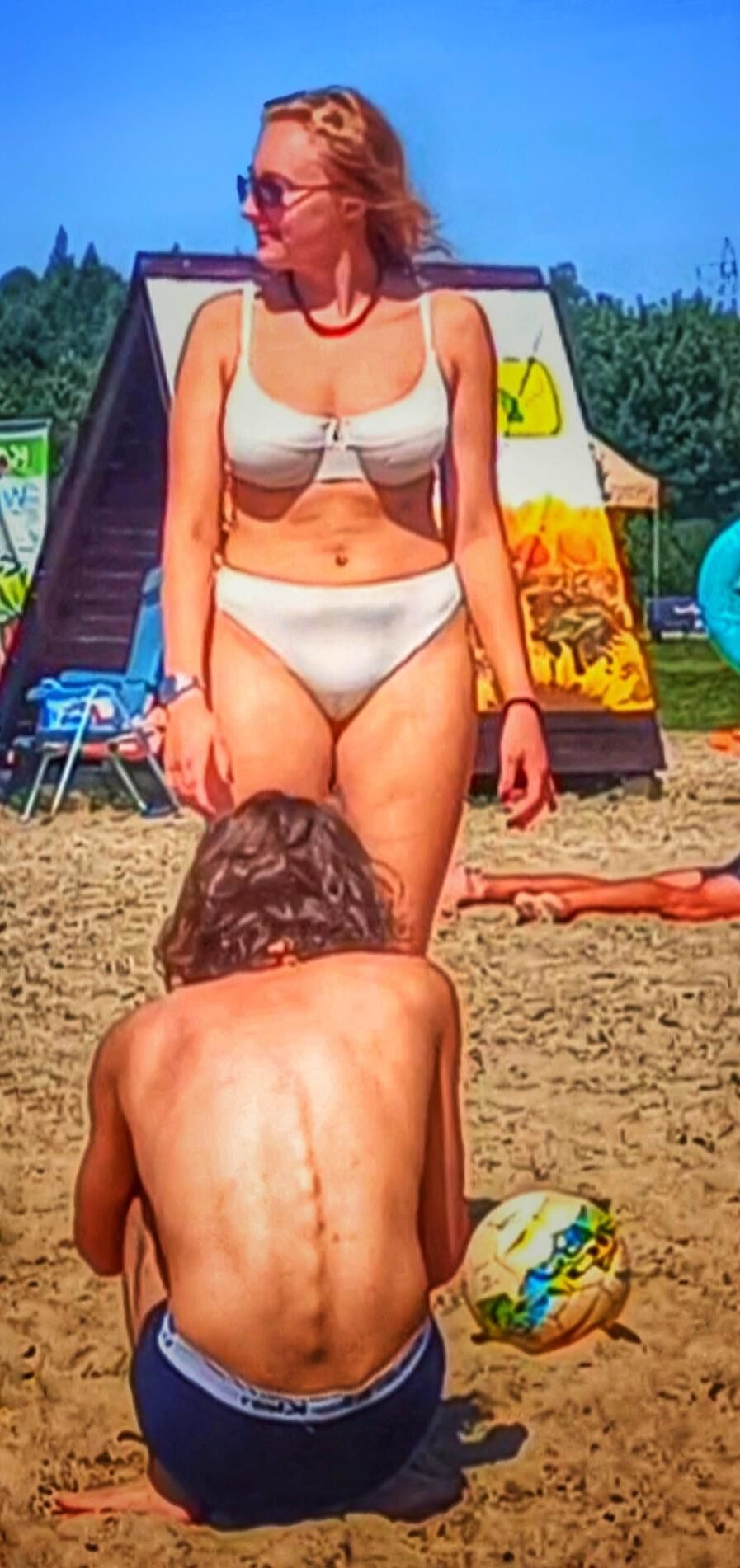 polish cunt on the beach cameltoe polska pizda na plazy