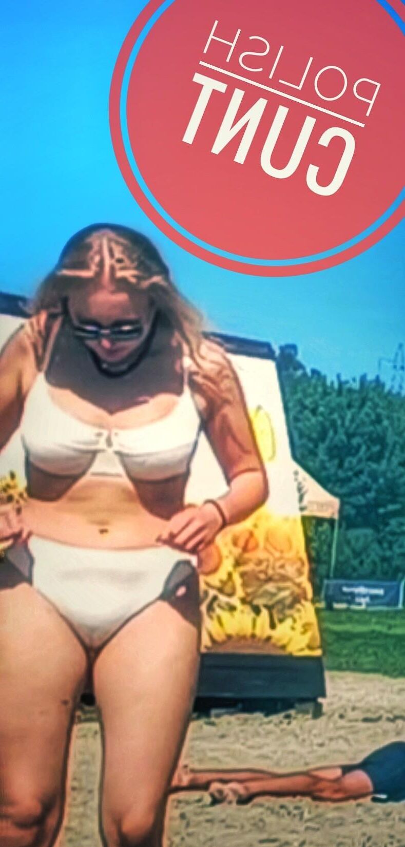 polish cunt on the beach cameltoe polska pizda na plazy