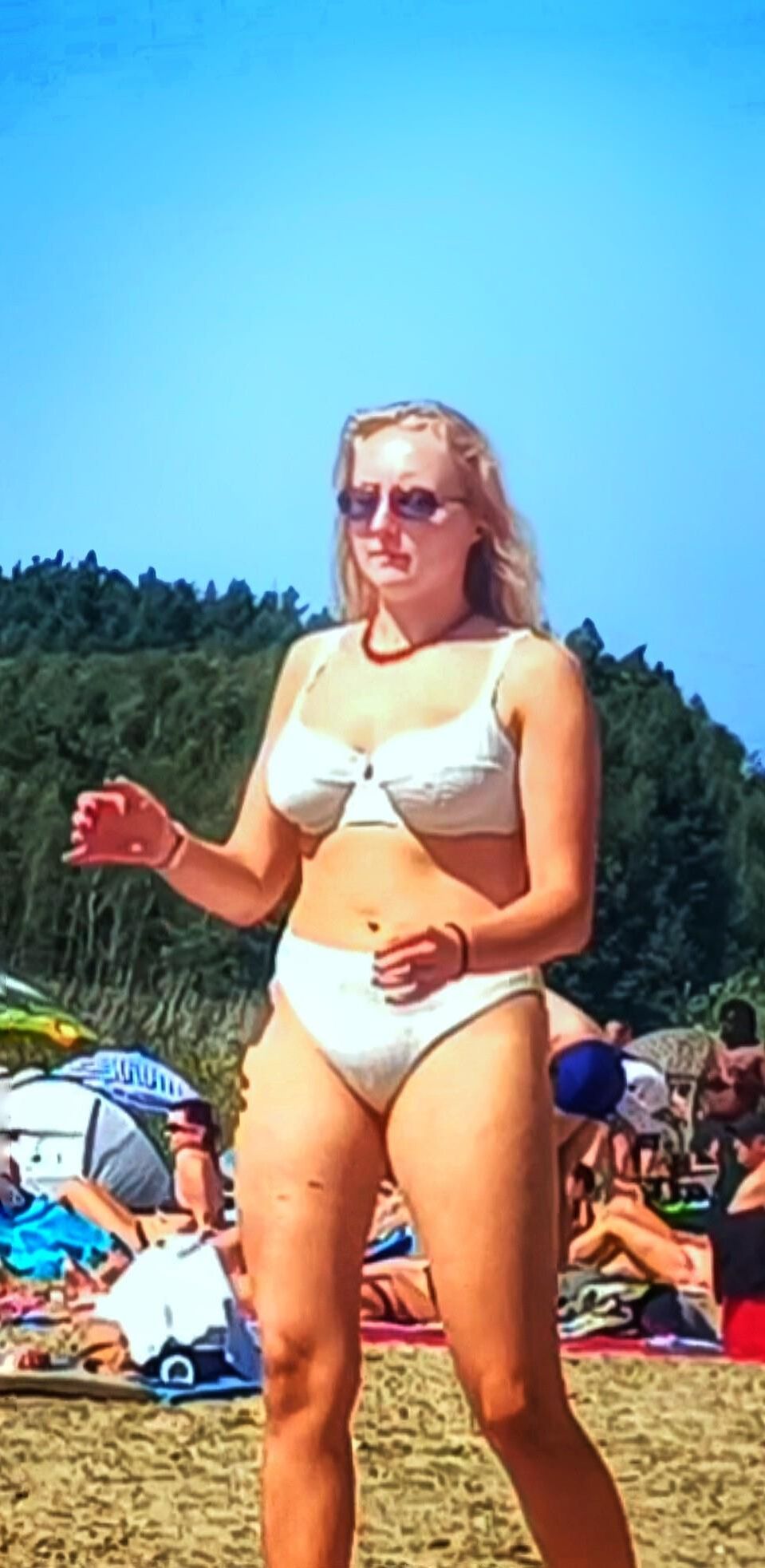 polish cunt on the beach cameltoe polska pizda na plazy