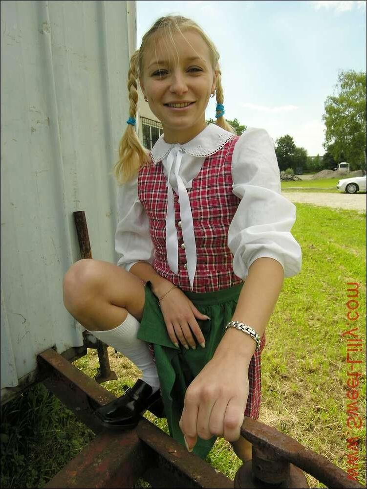 Lilly ist bereit für das Oktoberfest