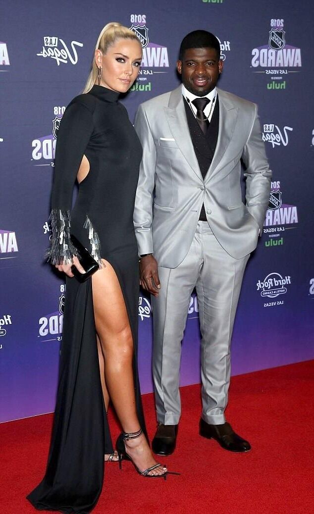 Lindsey Vonn y P.K. Subban maravilloso amor verdadero interracial