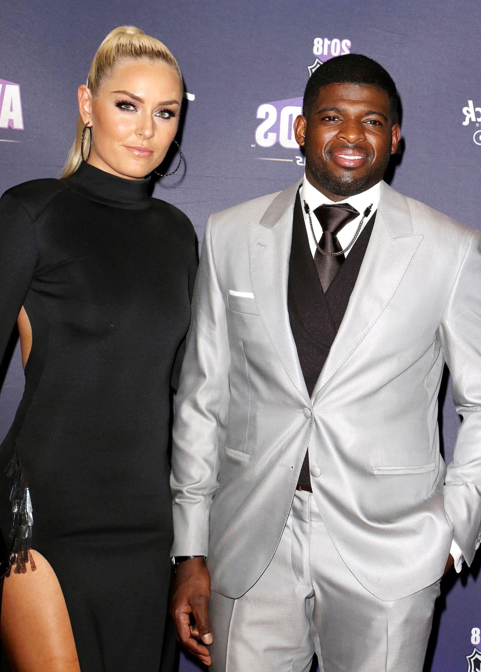 Lindsey Vonn y P.K. Subban maravilloso amor verdadero interracial