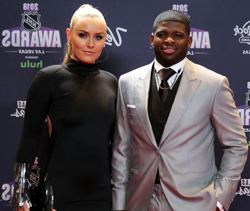 Lindsey Vonn y P.K. Subban maravilloso amor verdadero interracial