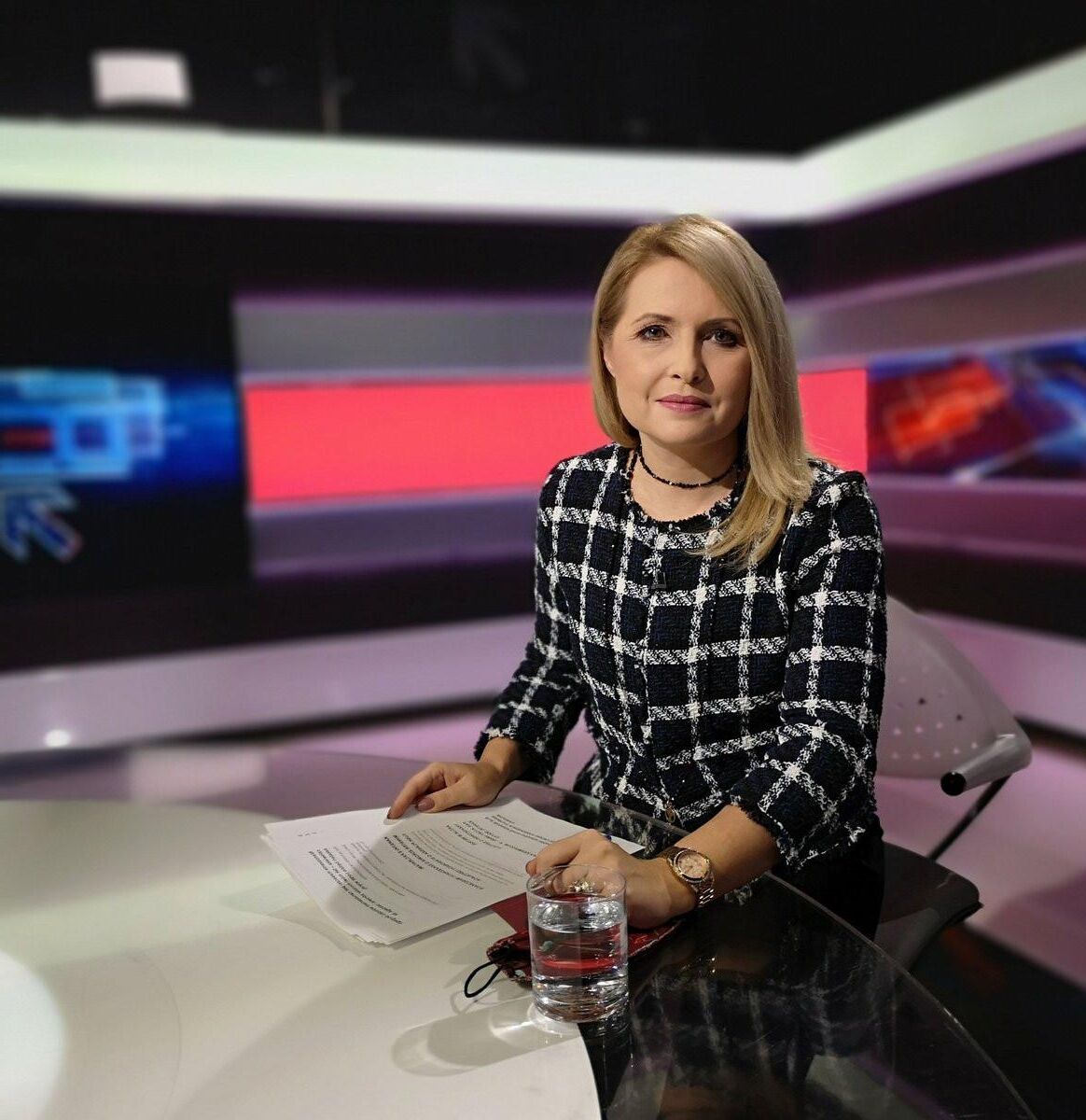 Agnieszka Gozdyra Nuttige polnische Journalistin