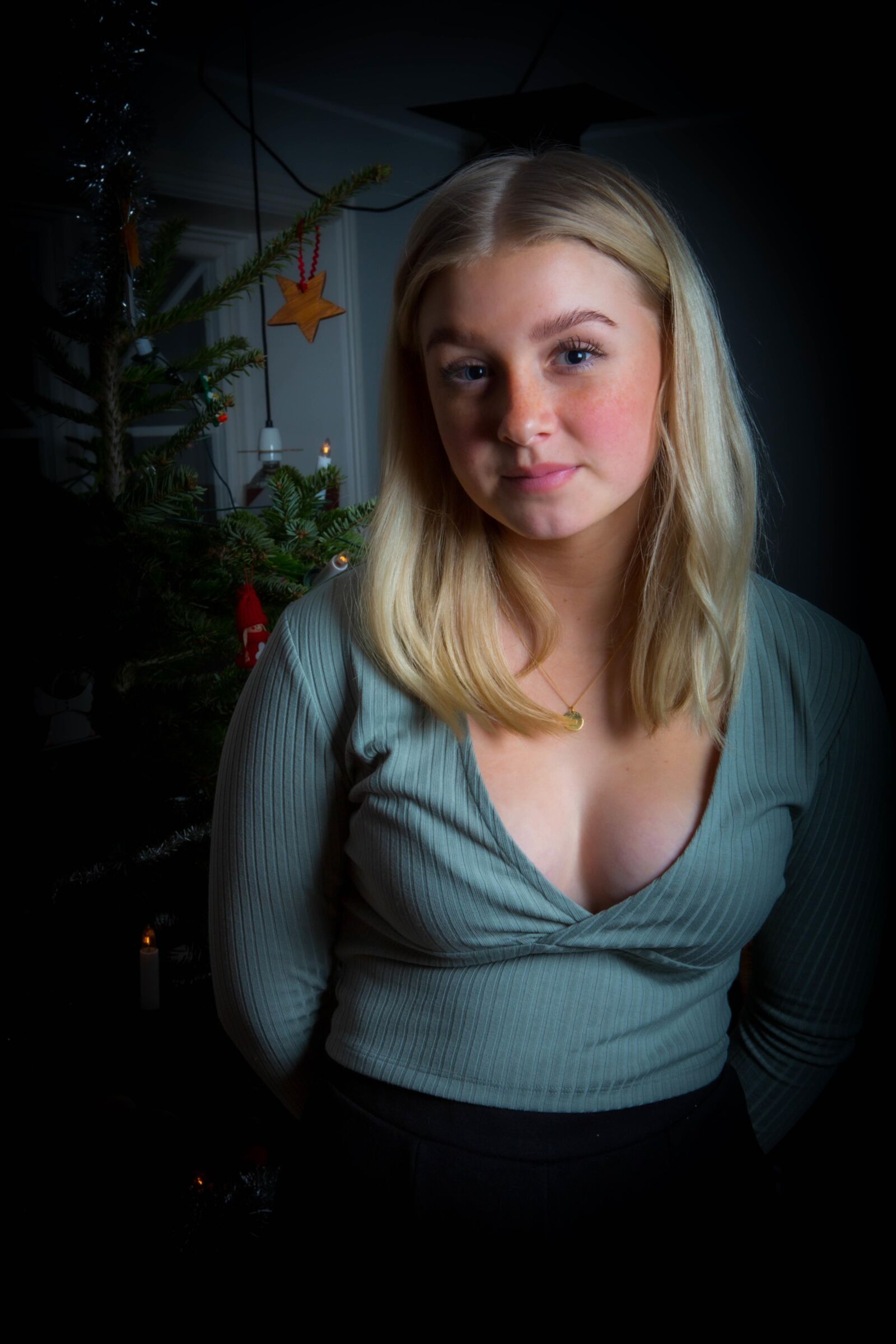 Lotta, eine Blondine aus Schweden