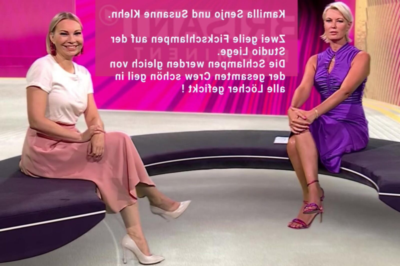 Kamilla S. geile verfickte GEZ Edelhure dans des tenues sexy !