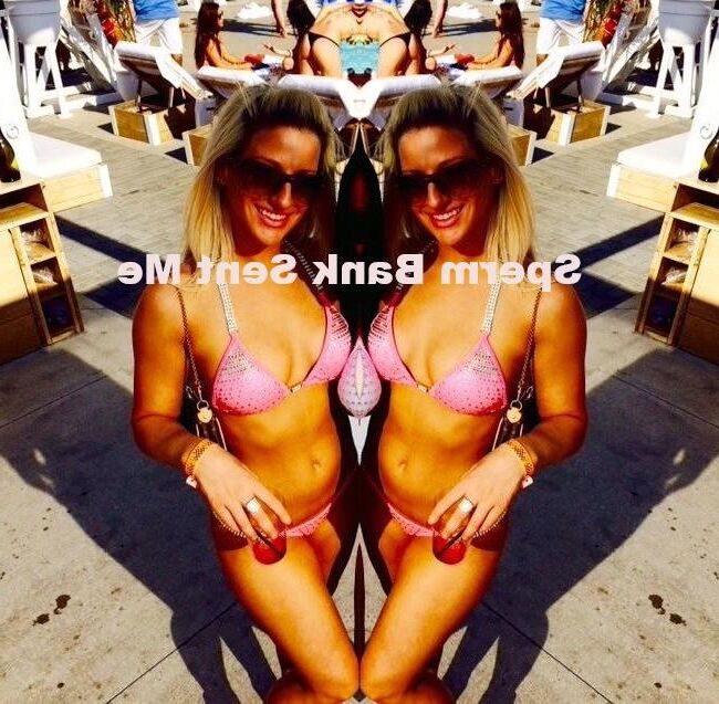 Sarah Pool Cabana Bikini de hilo rosa pequeño Desafío de masturbación