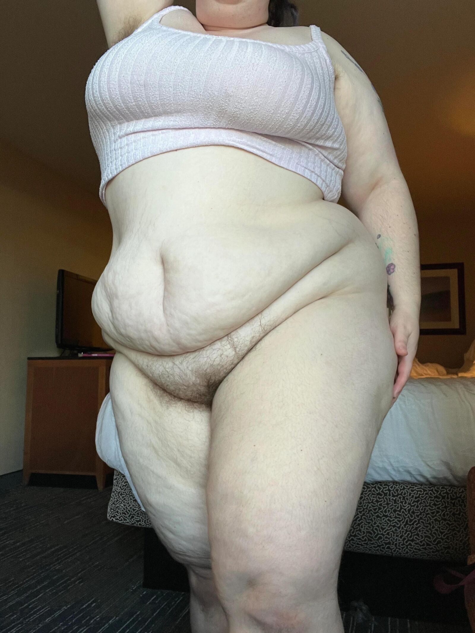 BBW Rubia Coño Peludo Molly Lane