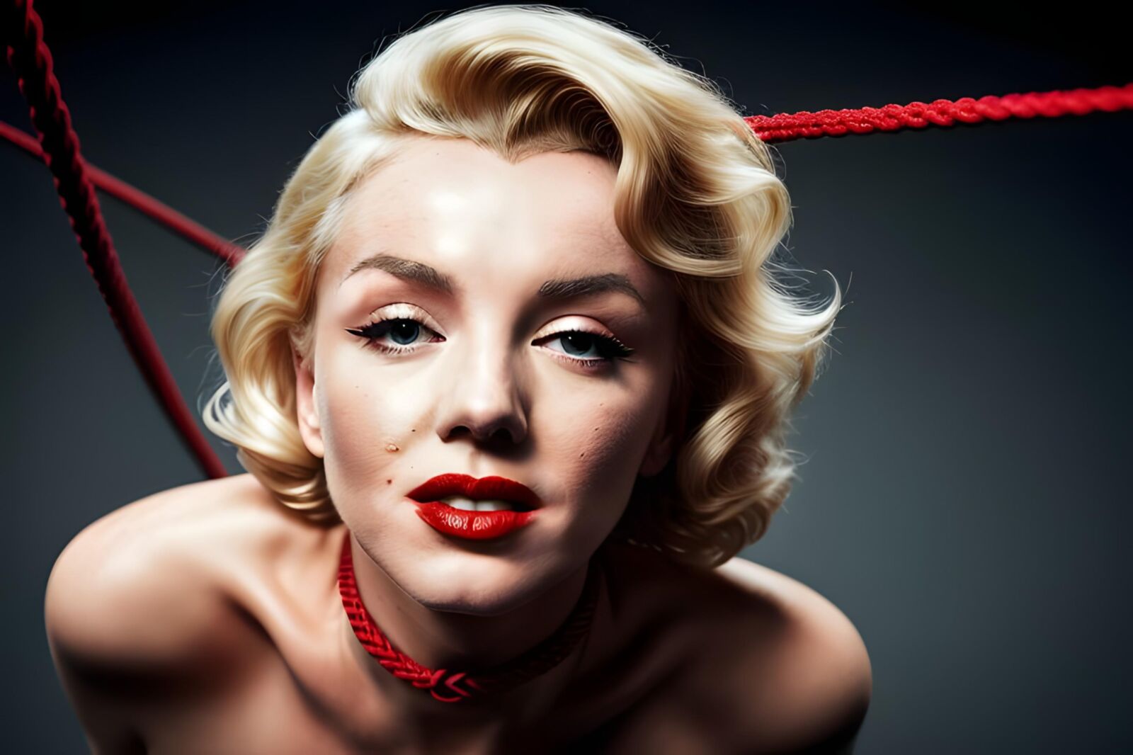 Marilyn Revisited. – KI generiert