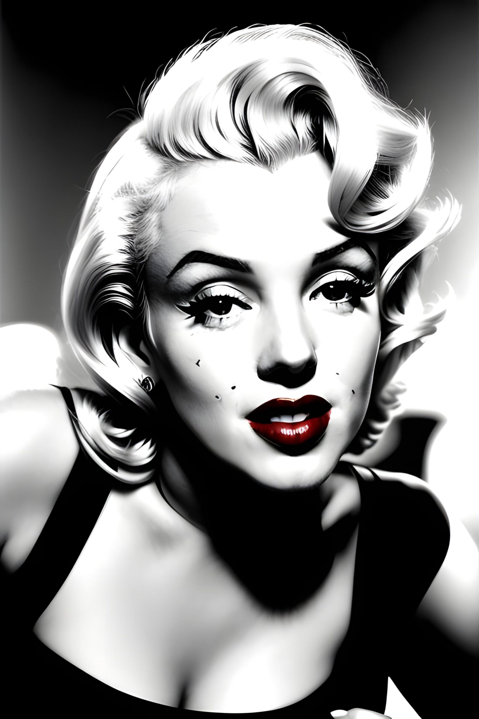 Marilyn Revisited. – KI generiert