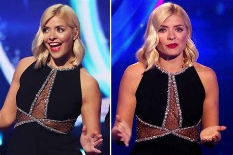 Magnificent Boobs tits of the Blonde Goddess Holly Willoughby 