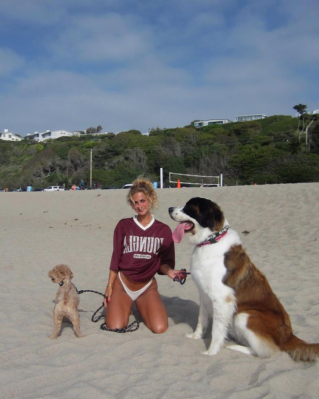 Chicas con sus perros hazaña Claire.