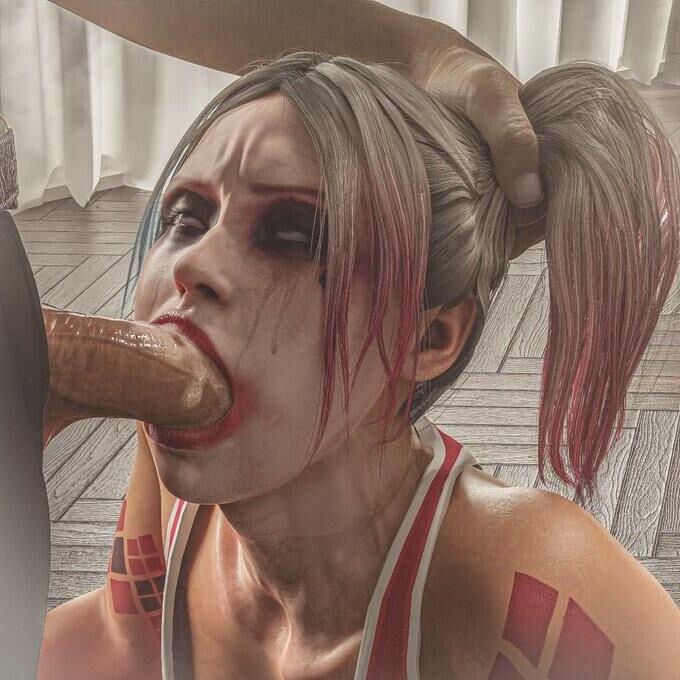 Harley Quinn defeated and fucked