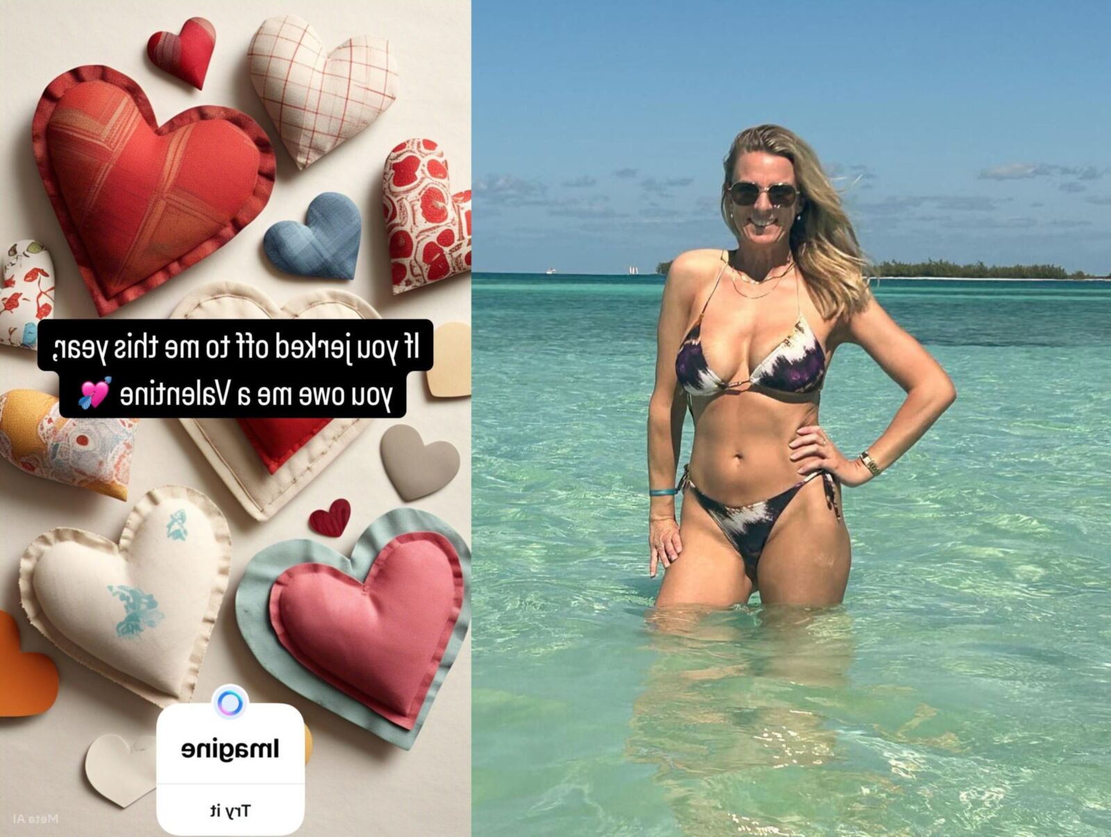 Nicole veut que vous vous branliez à ses bikinis