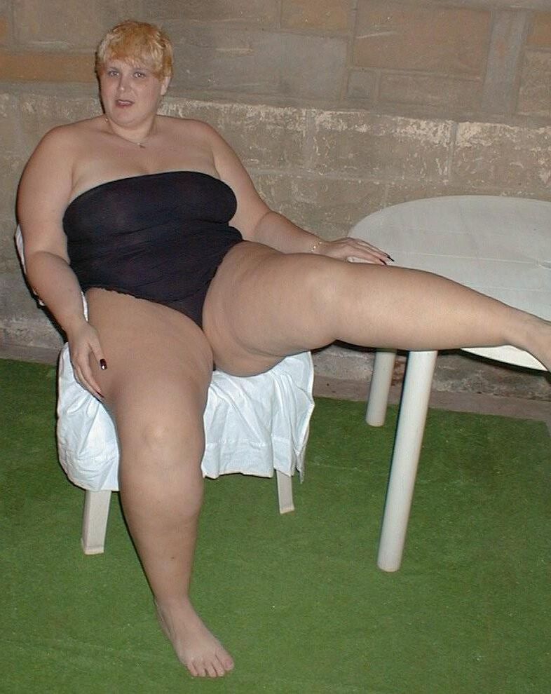 Amazing BBW mature blonde