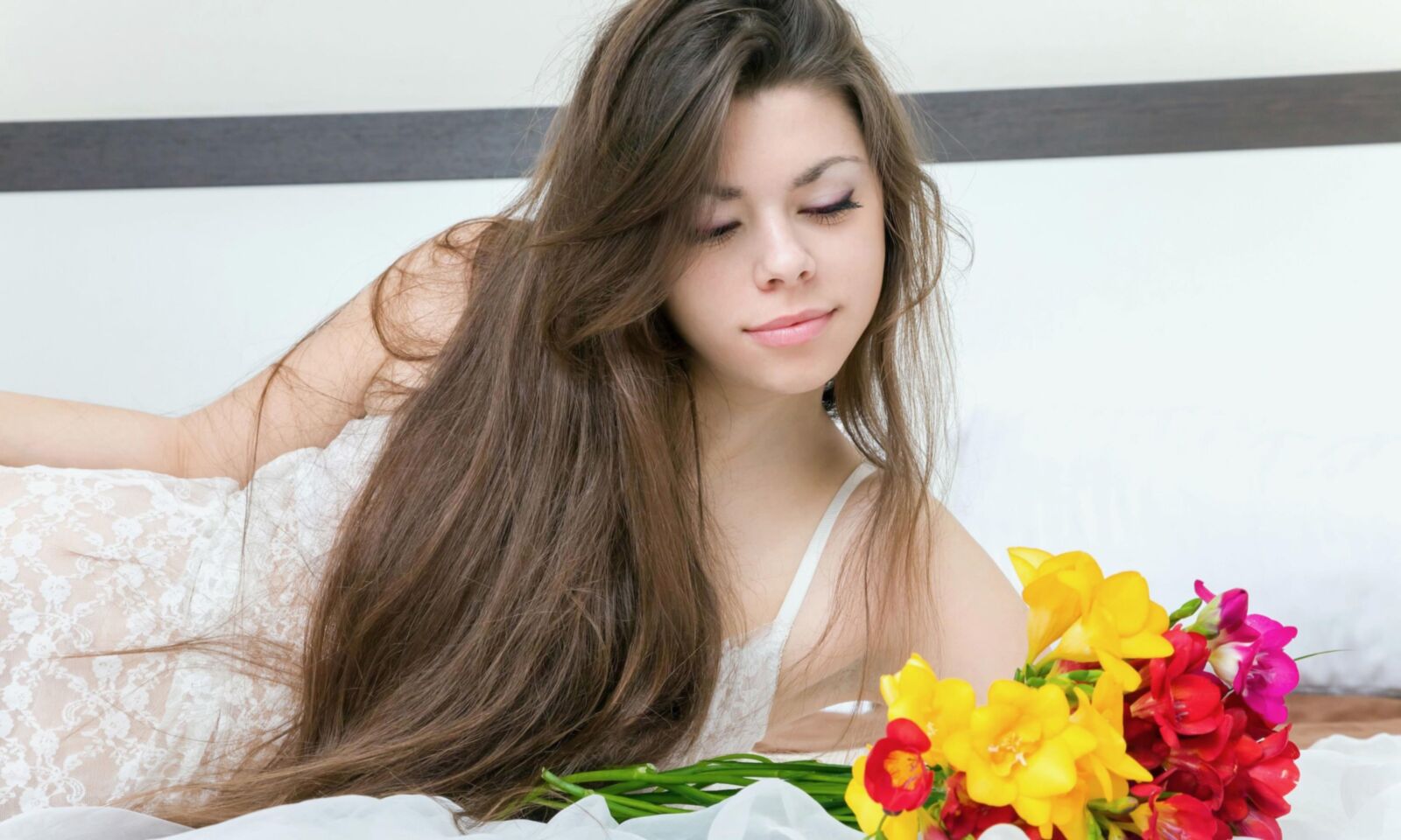 Schlafzimmer Elinas Blumen für dich