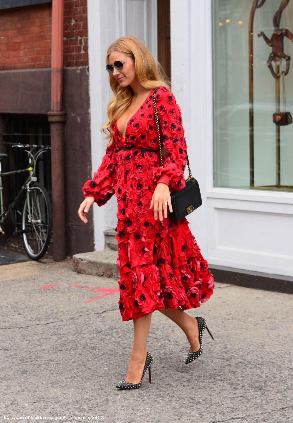 Blake Lively Style - verlässt ihr Hotel und einkaufen in neu