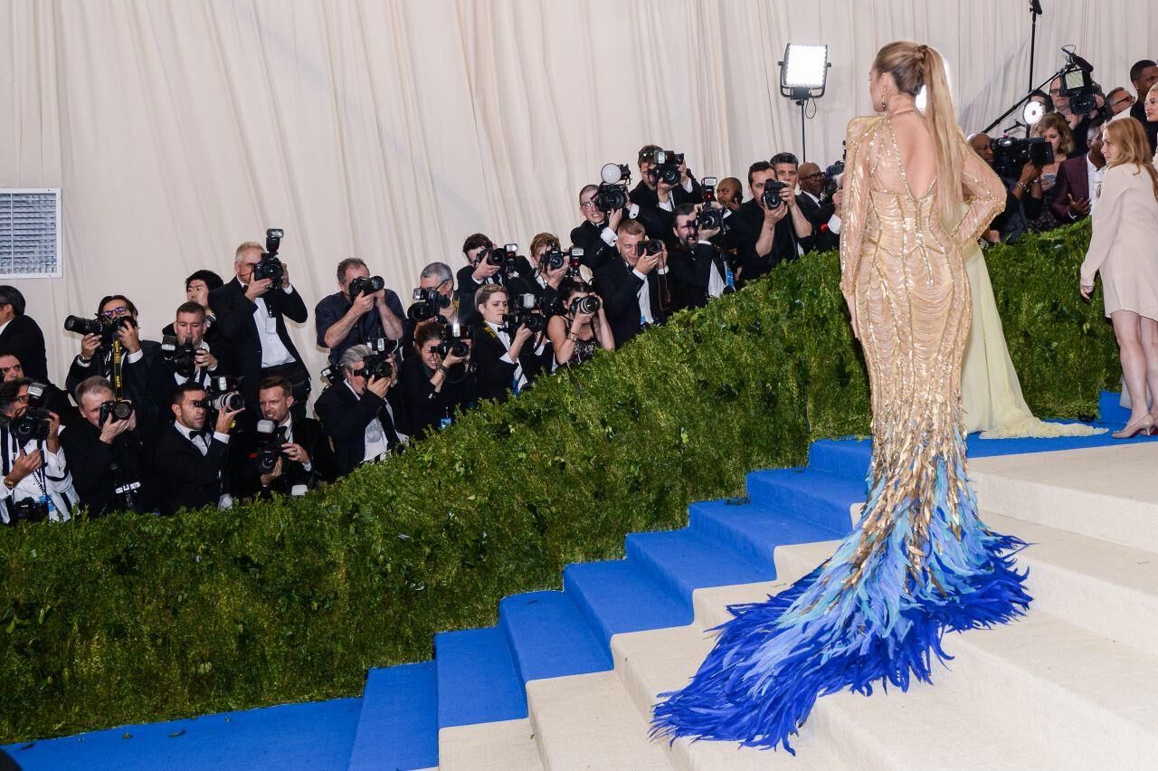 Blake lebhaft bei der Met Gala