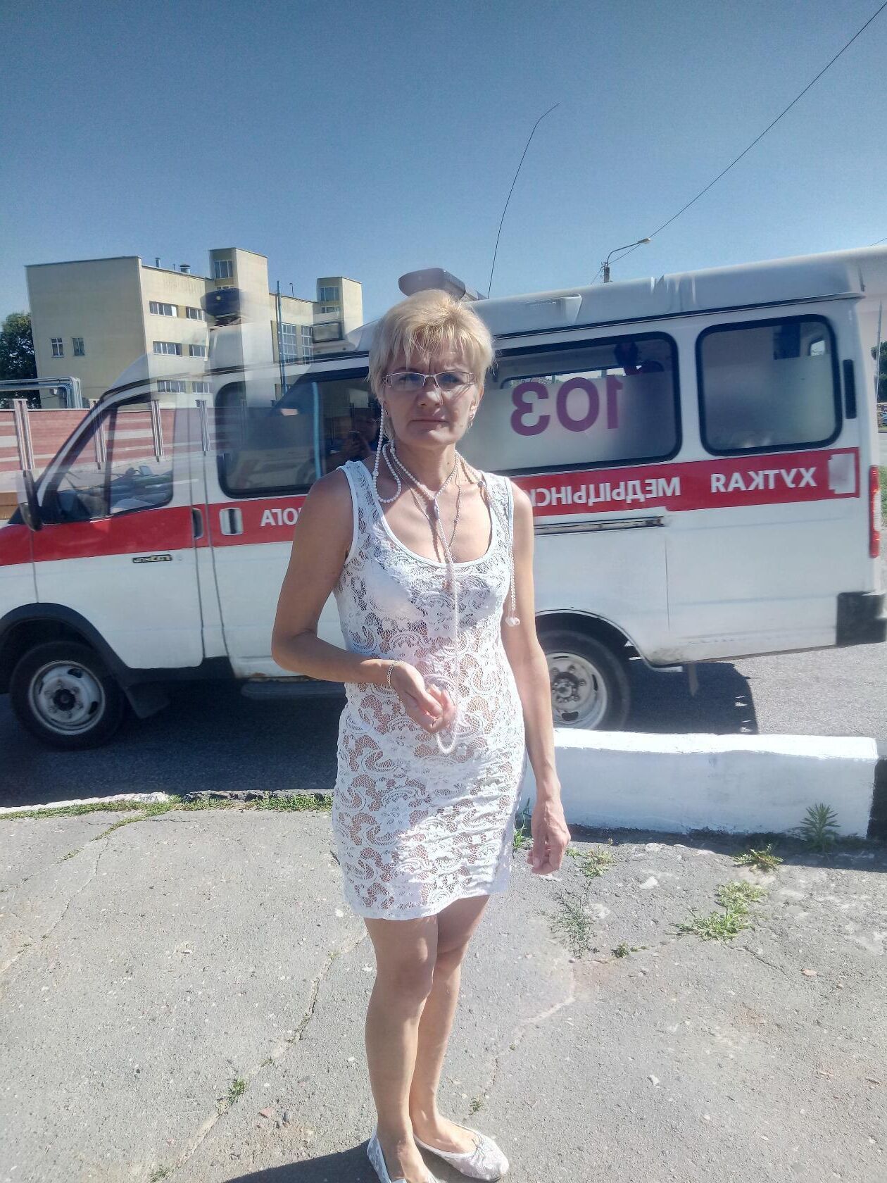 Mature Belarusian blonde Tamara from Homel