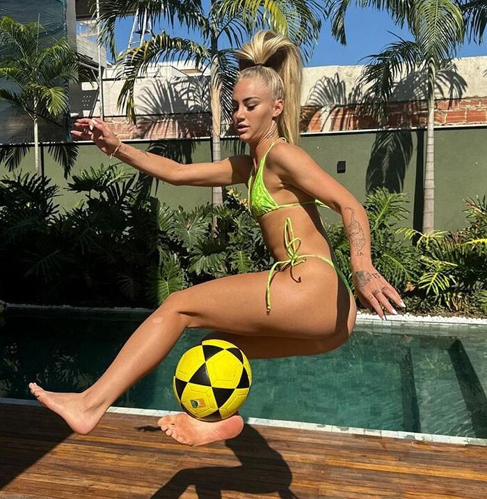 Alisha Lehmann Fußball Barbie Puppe