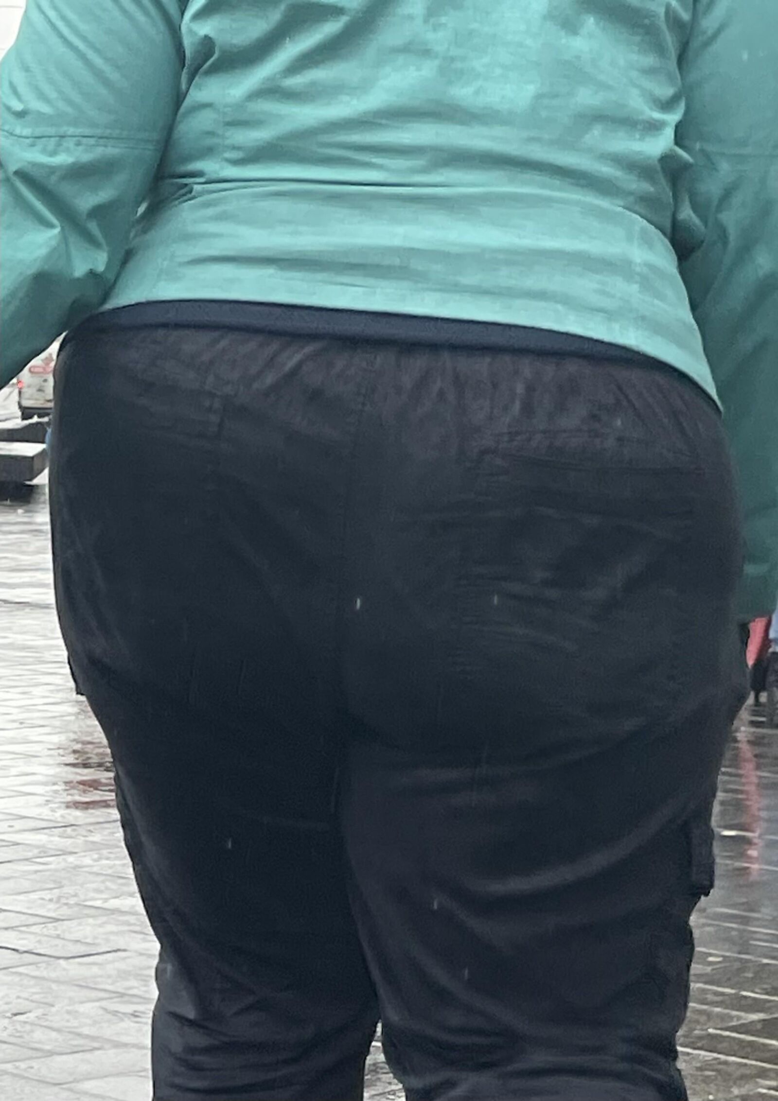 Wide butt cheeks