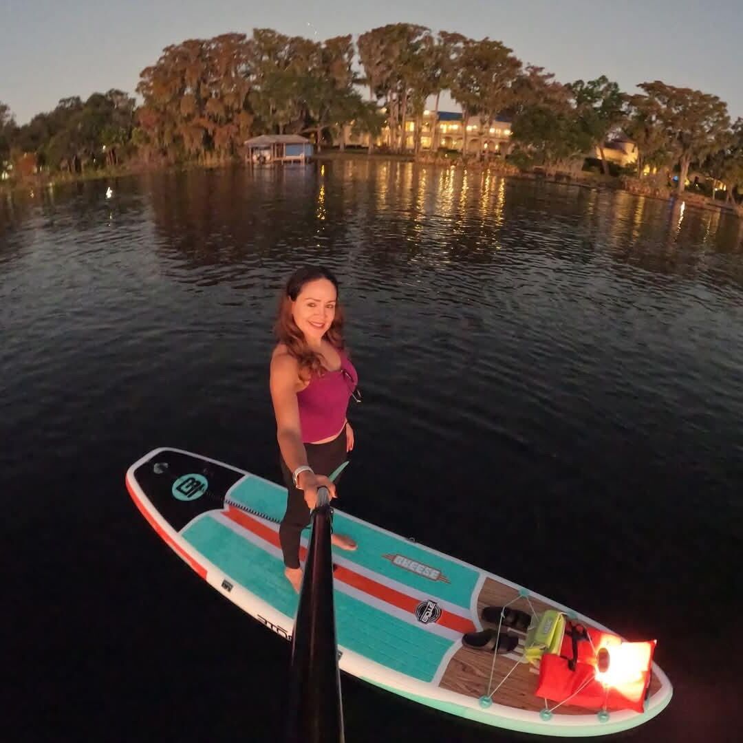 Paddle board sexy bikini