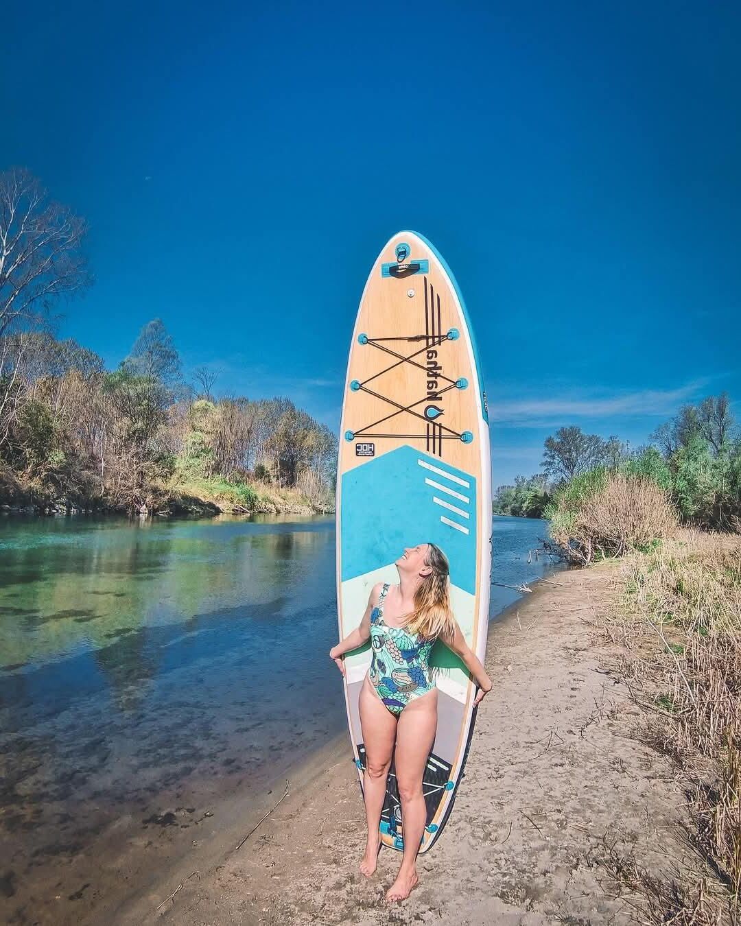 Paddle board sexy bikini