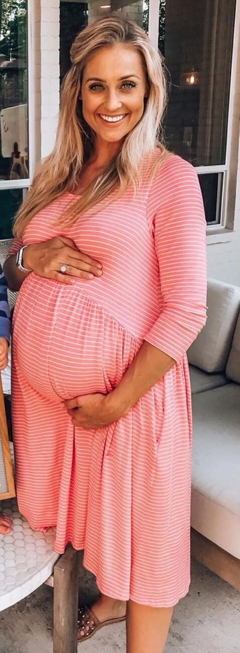 Blonde Preggo Power