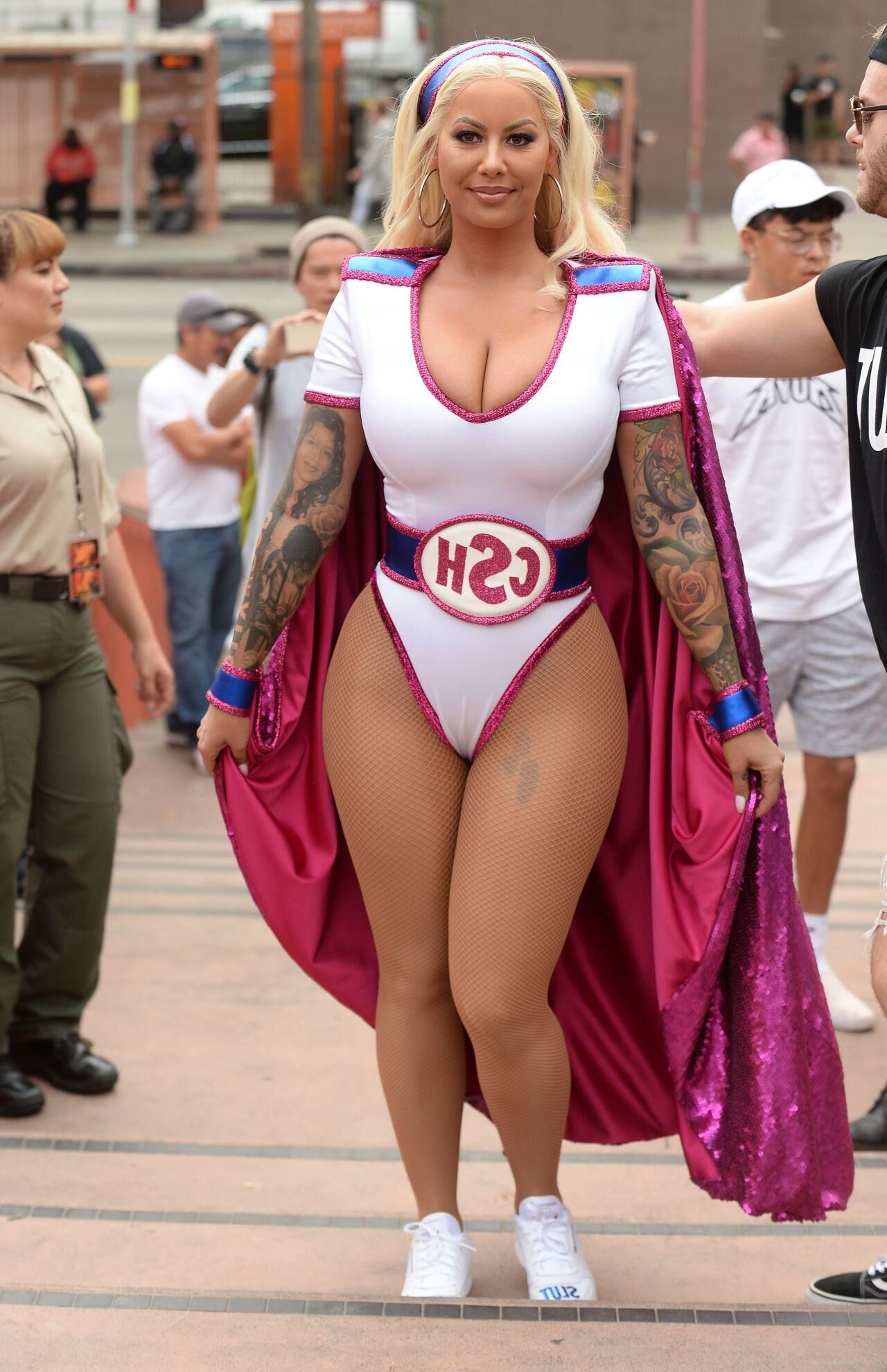 Amber Rose à son chemin Slutwalk annuel