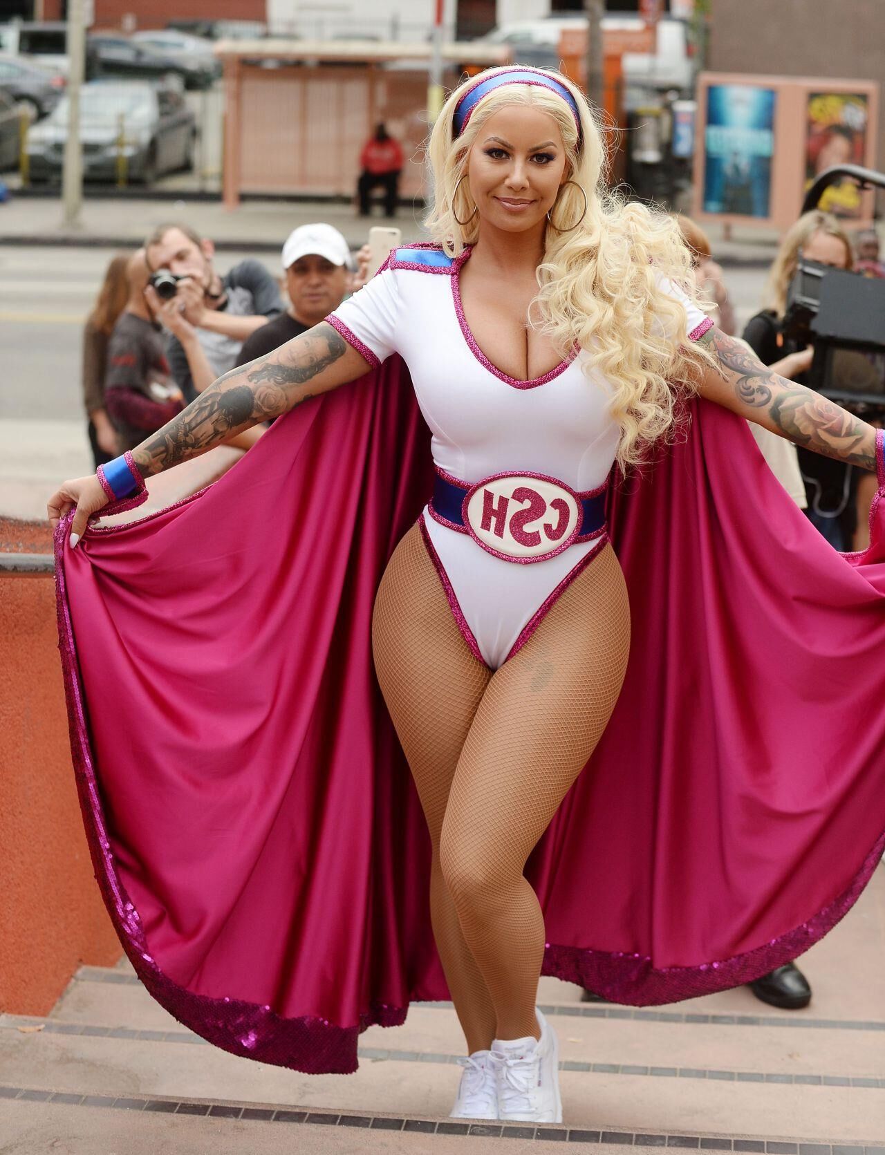 Amber Rose in ihrer jährlichen Slutwalk in der RD