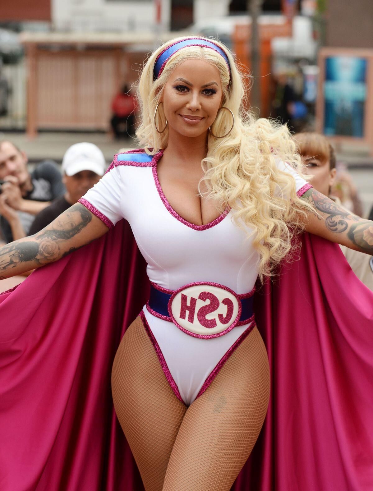 Amber Rose in ihrer jährlichen Slutwalk in der RD