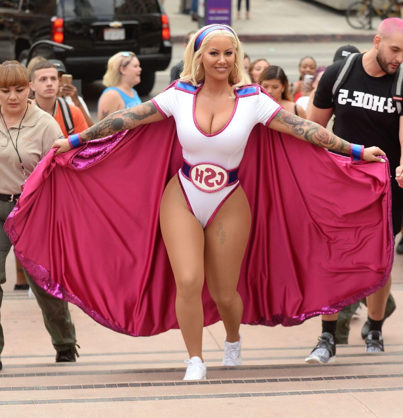 Amber Rose à son chemin Slutwalk annuel