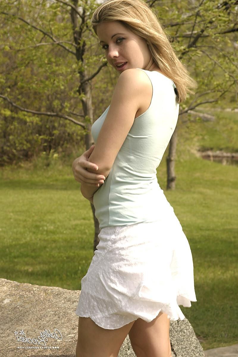 Ashley Brookes 'Wearing a Skirt on a Windy Day'